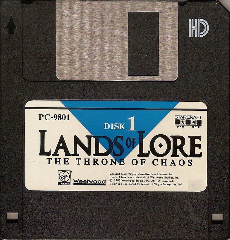 Media for Lands of Lore: The Throne of Chaos (PC-98): Floppy Disc 1/8