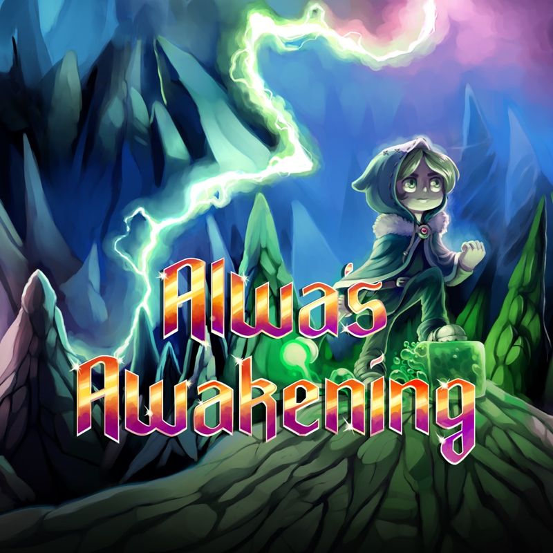 Front Cover for Alwa's Awakening (PlayStation 4) (download release)