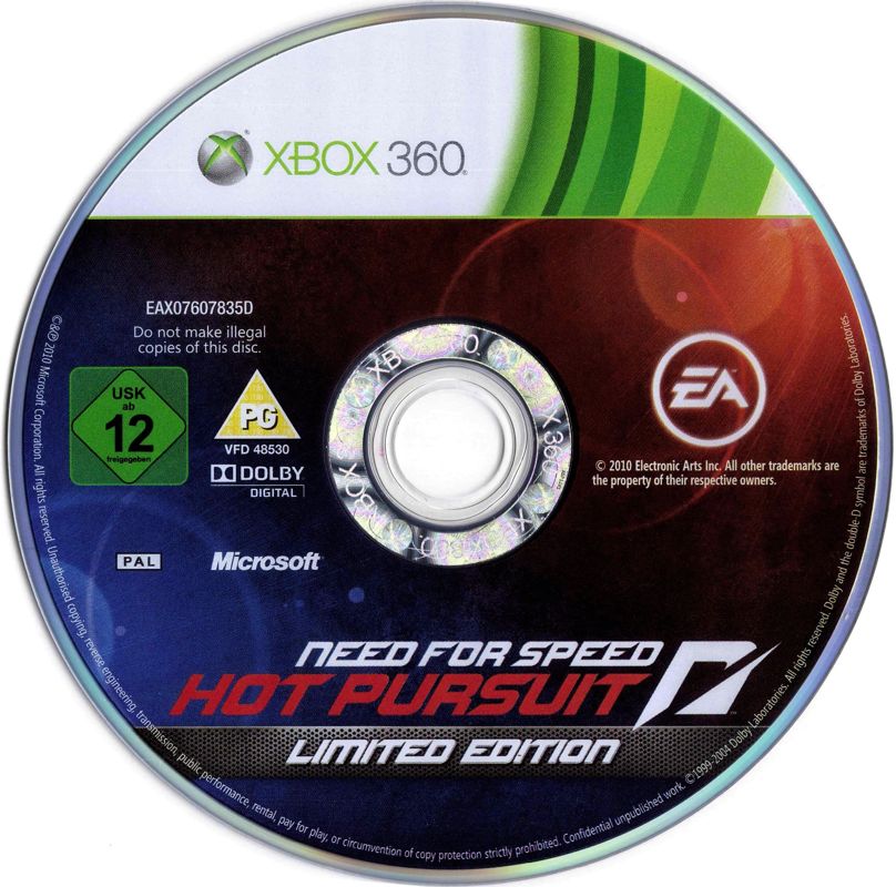 Media for Need for Speed: Hot Pursuit (Limited Edition) (Xbox 360)