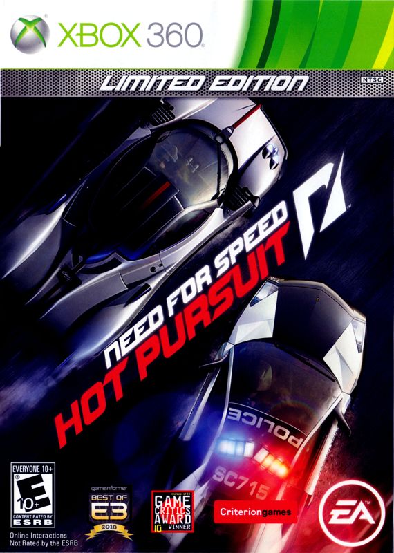 Front Cover for Need for Speed: Hot Pursuit (Limited Edition) (Xbox 360)