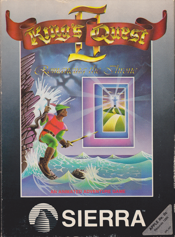 Front Cover for King's Quest II: Romancing the Throne (Apple II)