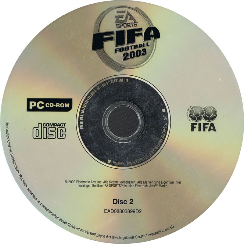 Media for FIFA Soccer 2003 (Windows) (EA Classics release): Disc 2