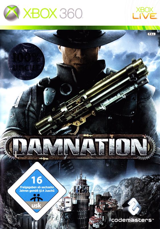 Front Cover for Damnation (Xbox 360)