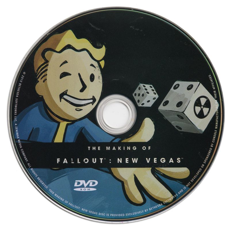 Extras for Fallout: New Vegas (Collector's Edition) (Xbox 360): Bonus DVD