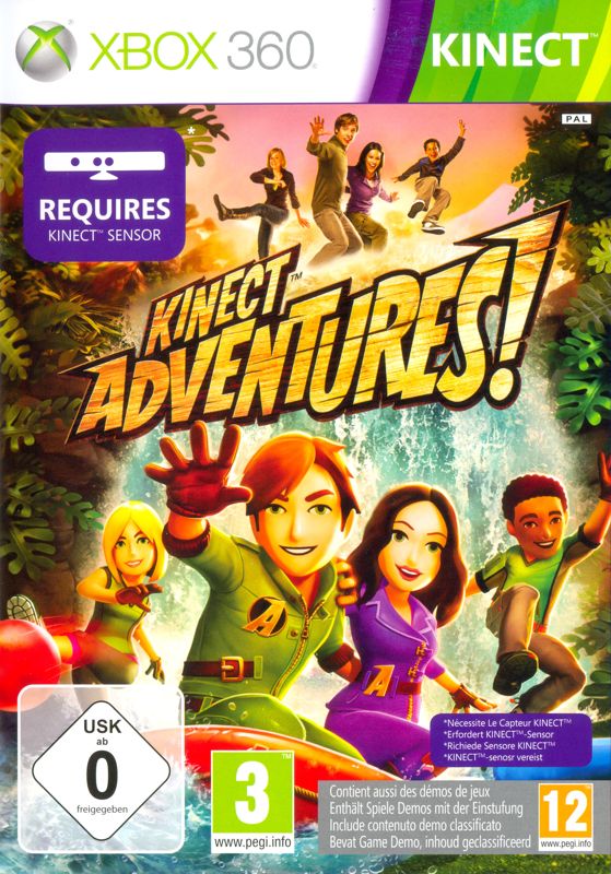 Other for Kinect Adventures! (Xbox 360) (Bundled with the Kinect peripheral): Keep Case - Front