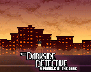 Front Cover for The Darkside Detective: A Fumble in the Dark (Linux and Macintosh and Windows) (itch.io release)