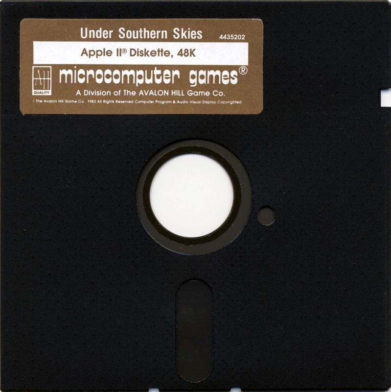 Media for Under Southern Skies (Apple II)