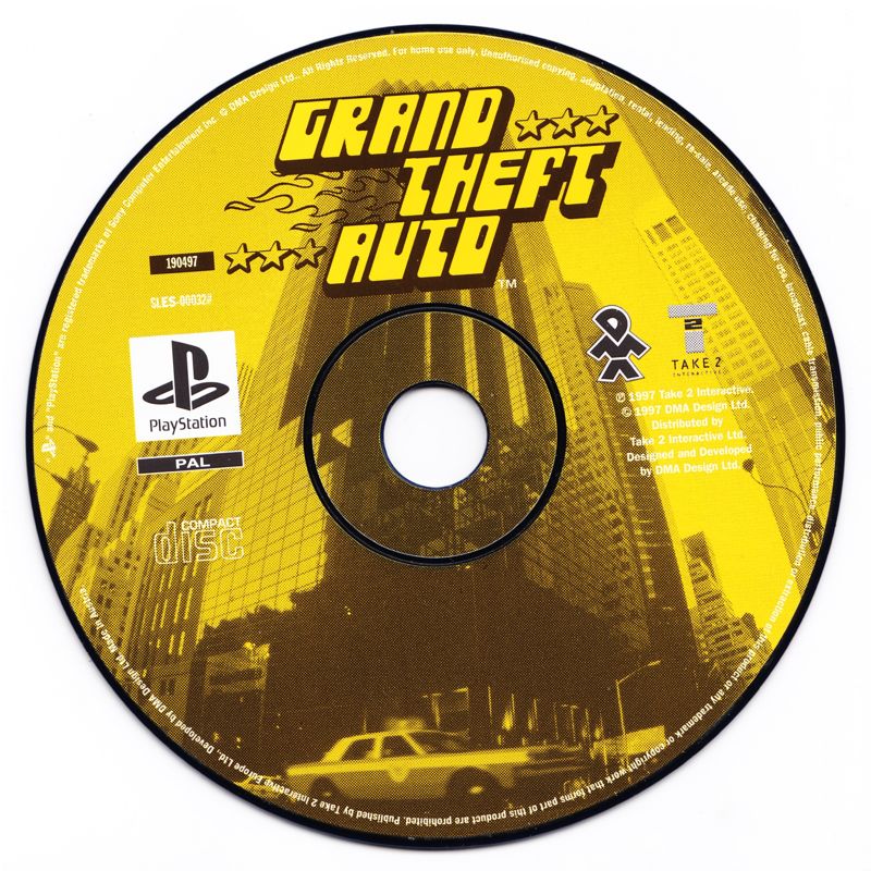 Media for Grand Theft Auto (PlayStation) (Value Series release)