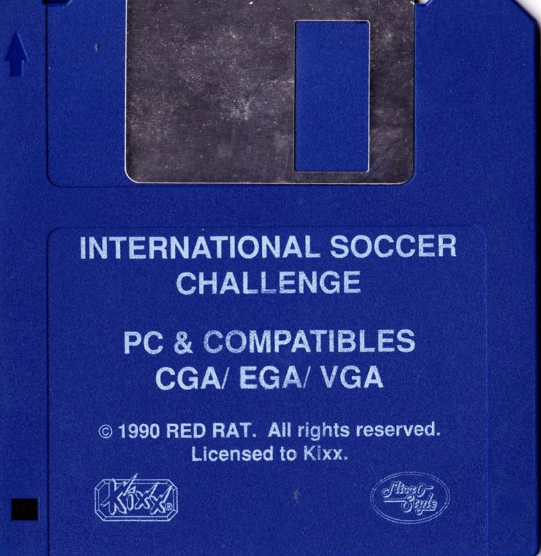 Media for International Soccer Challenge (DOS) (Kixx 3.5" disk release)