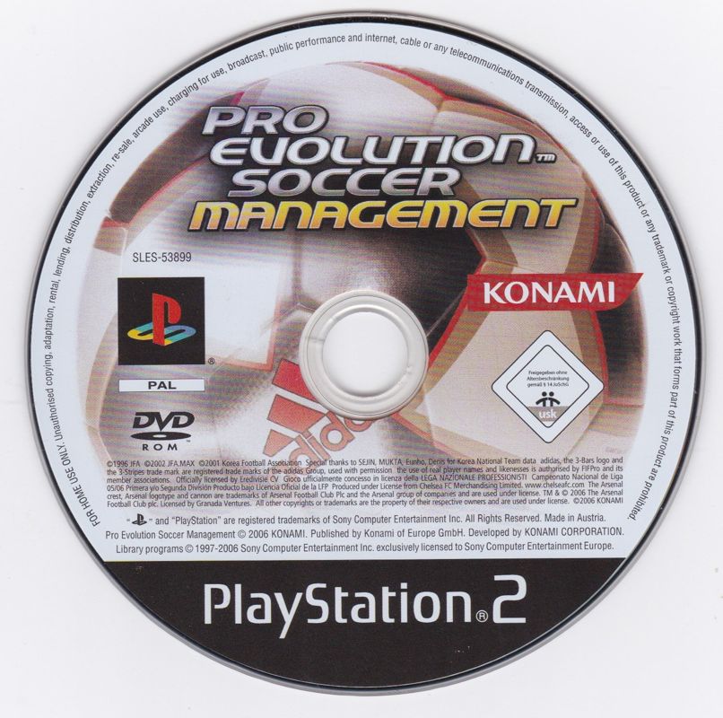 Media for Pro Evolution Soccer: Management (PlayStation 2)