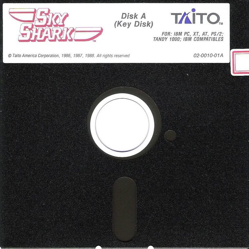 Media for Sky Shark (DOS) (Dual Media release): 5.25" Disk 1/2