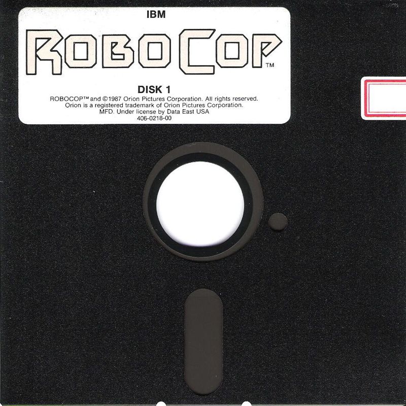 Media for RoboCop (DOS) (Dual Media release): 5.25" Disk 1/4