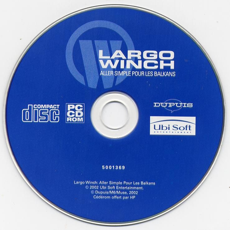 Media for Largo Winch: Empire Under Threat (Windows) (Hewlett-Packard Bundle release)