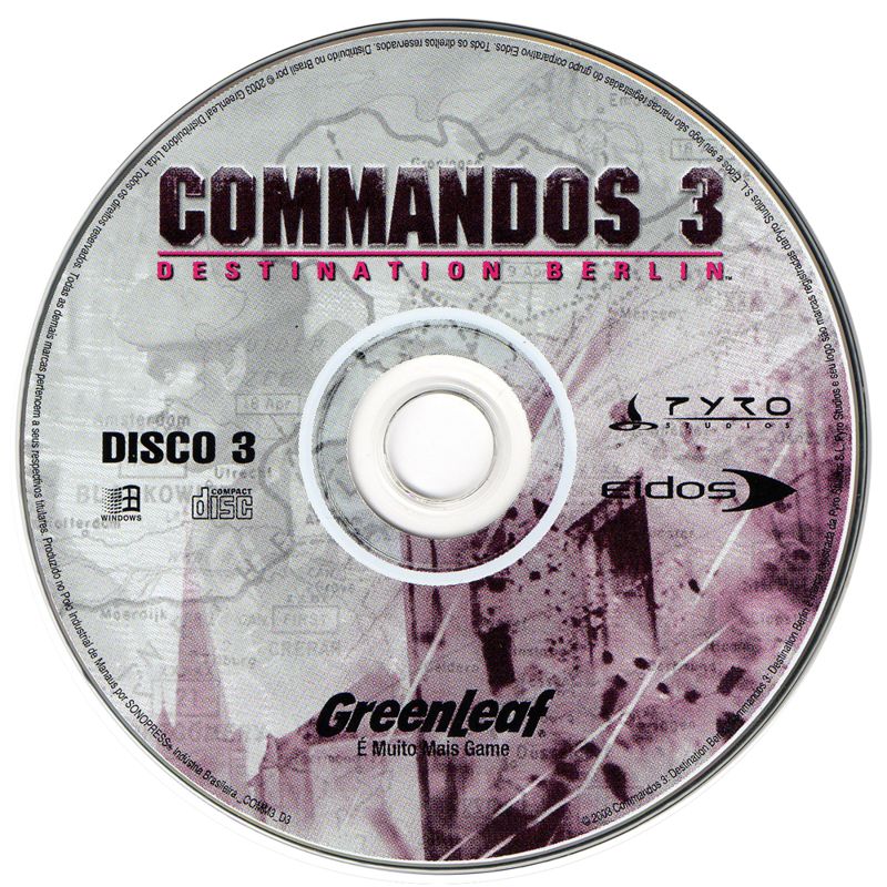 Commandos 3: Destination Berlin cover or packaging material - MobyGames