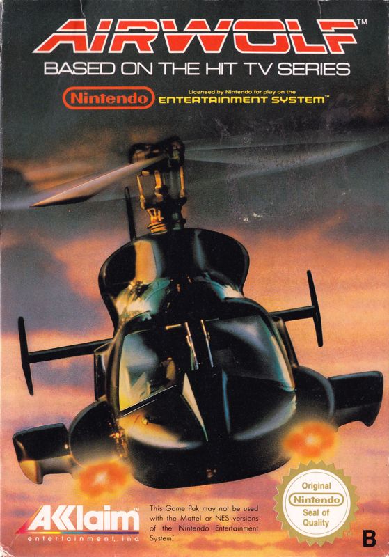 Front Cover for Airwolf (NES)