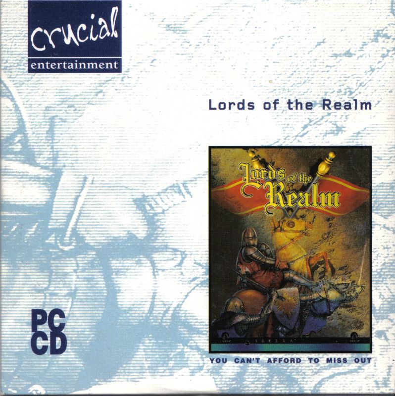 Other for Lords of the Realm (Windows): Cardboard CD slip case - Front
