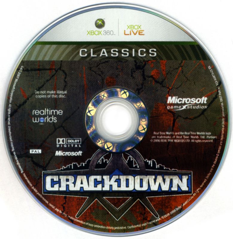 Media for Crackdown (Xbox 360) (Classics release)