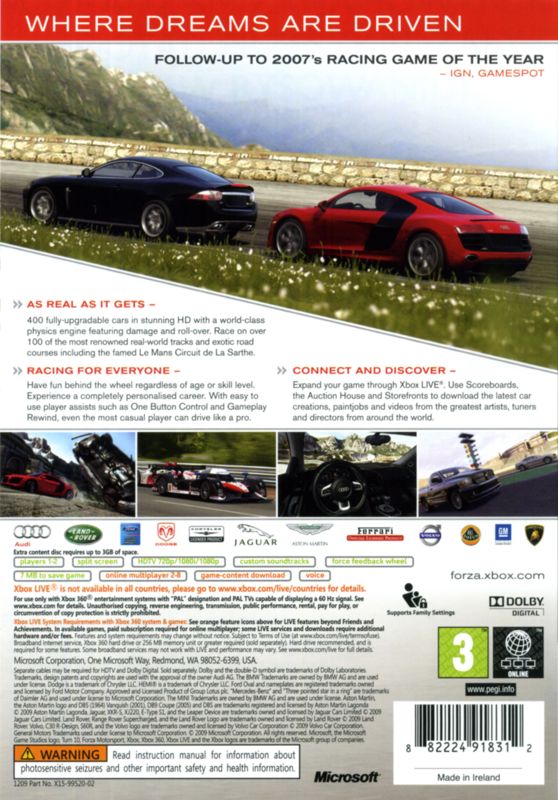 Forza Motorsport 5 cover or packaging material - MobyGames