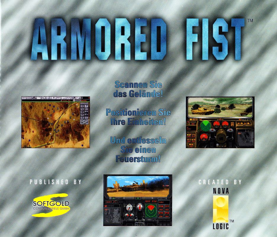 Other for Armored Fist (DOS) (CD-ROM release): Jewel Case - Back