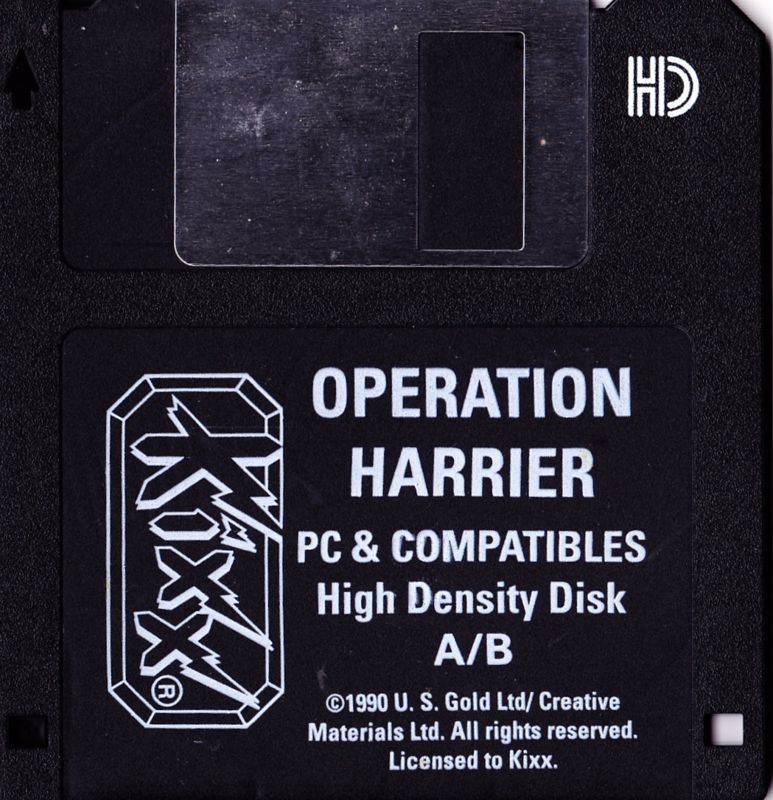 Media for Operation Harrier (DOS) (Kixx release)