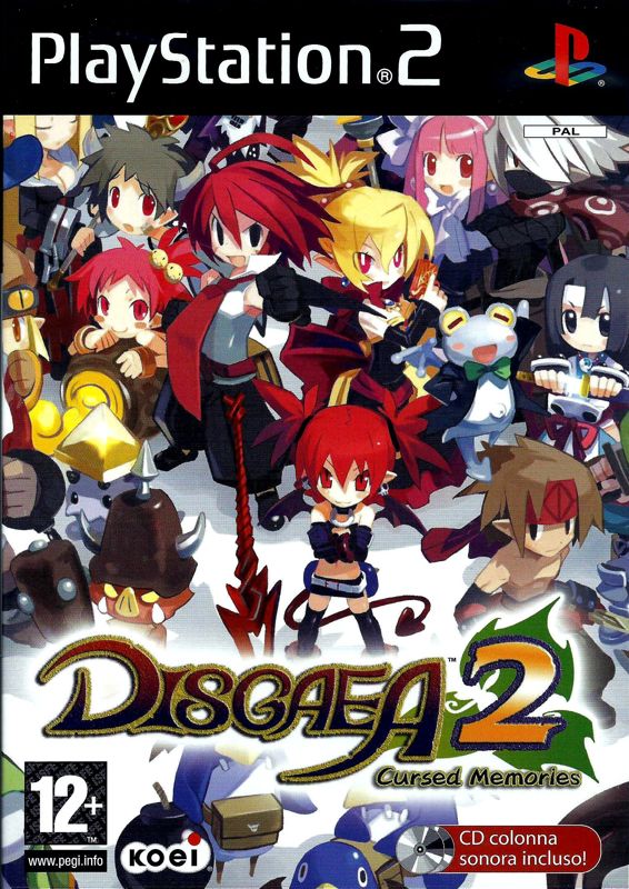 Front Cover for Disgaea 2: Cursed Memories (PlayStation 2)