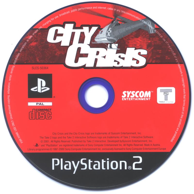 Media for City Crisis (PlayStation 2)