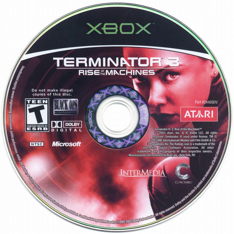 Media for Terminator 3: Rise of the Machines (Xbox)