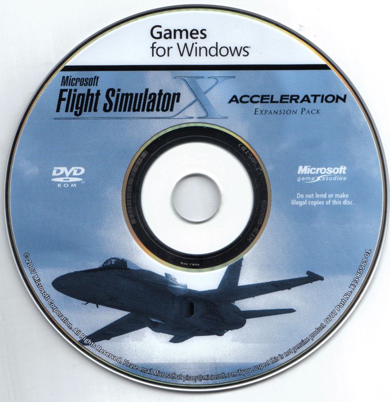 Media for Microsoft Flight Simulator X: Gold Edition (Windows): <i>Acceleration</i>