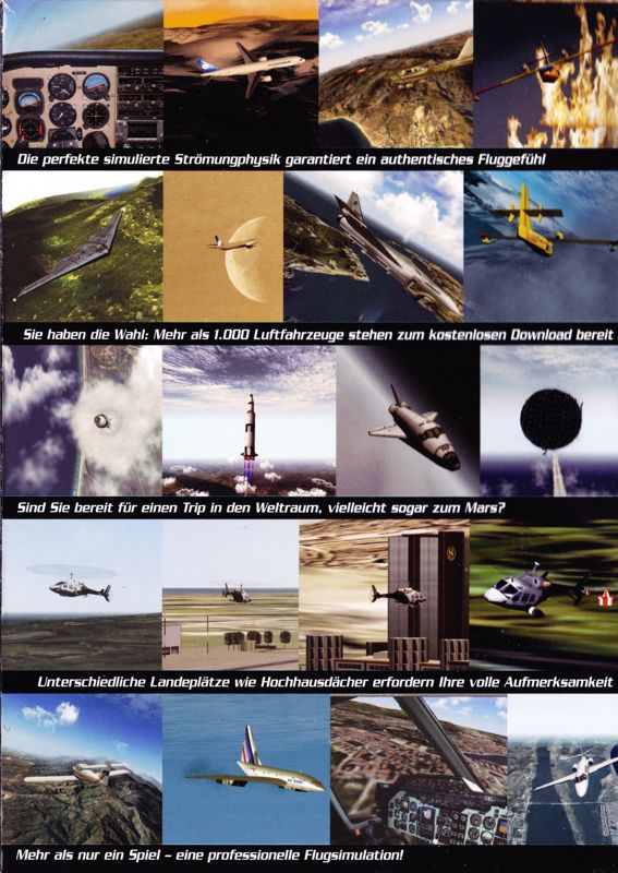 Inside Cover for X-Plane Version 7 (Macintosh and Windows): Right