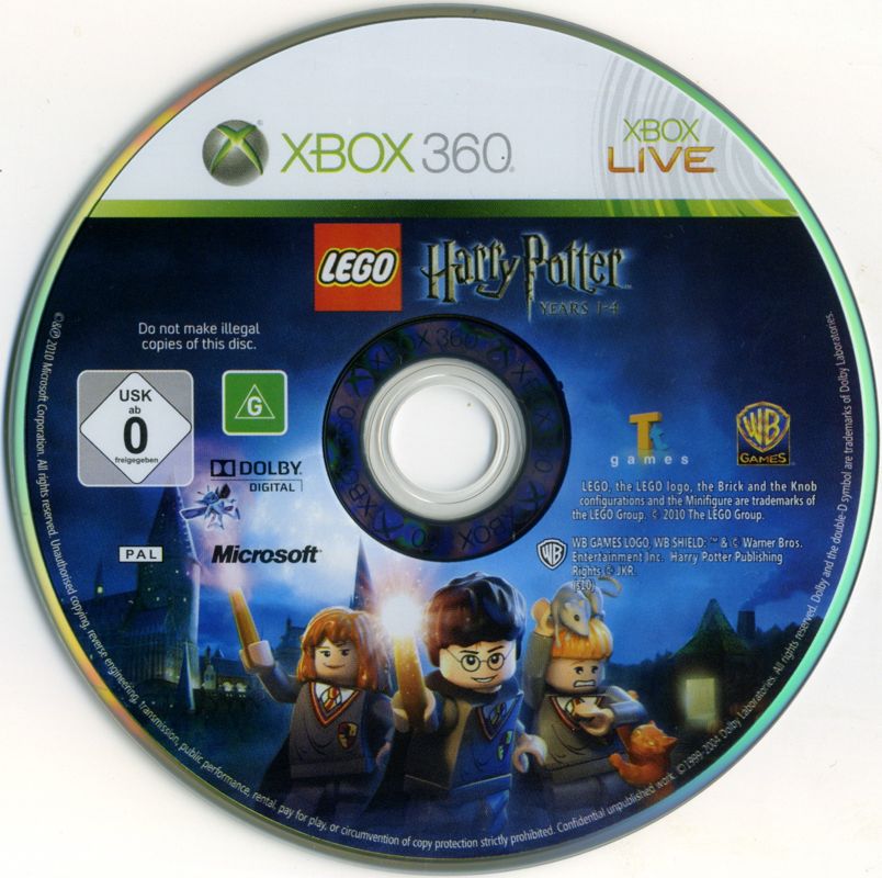 Media for LEGO Harry Potter: Years 1-4 (Xbox 360)