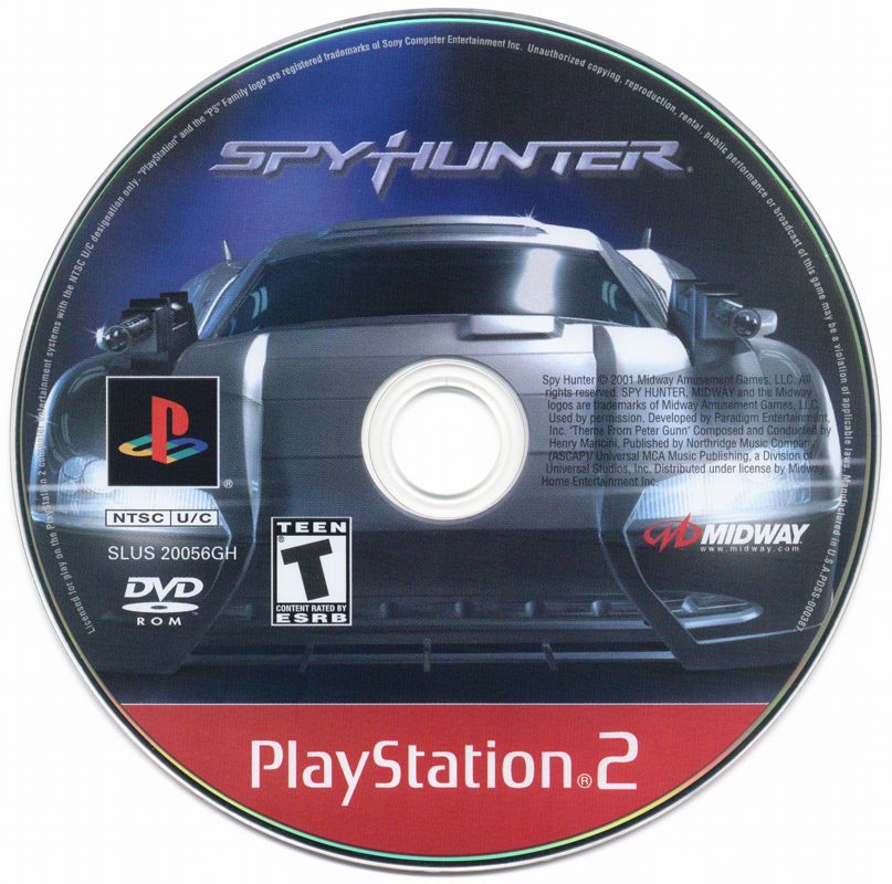 Media for Spy Hunter (PlayStation 2) (Greatest Hits release)