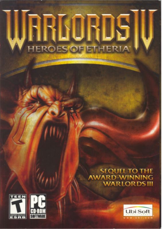 Front Cover for Warlords IV: Heroes of Etheria (Windows)