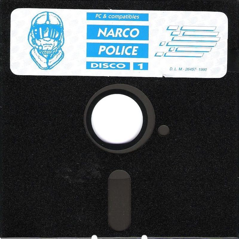 Media for Narco Police (PC Booter): 5.25" Disk (1/2)