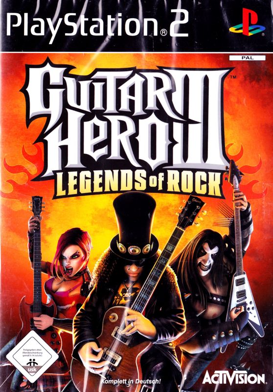 Front Cover for Guitar Hero III: Legends of Rock (PlayStation 2)