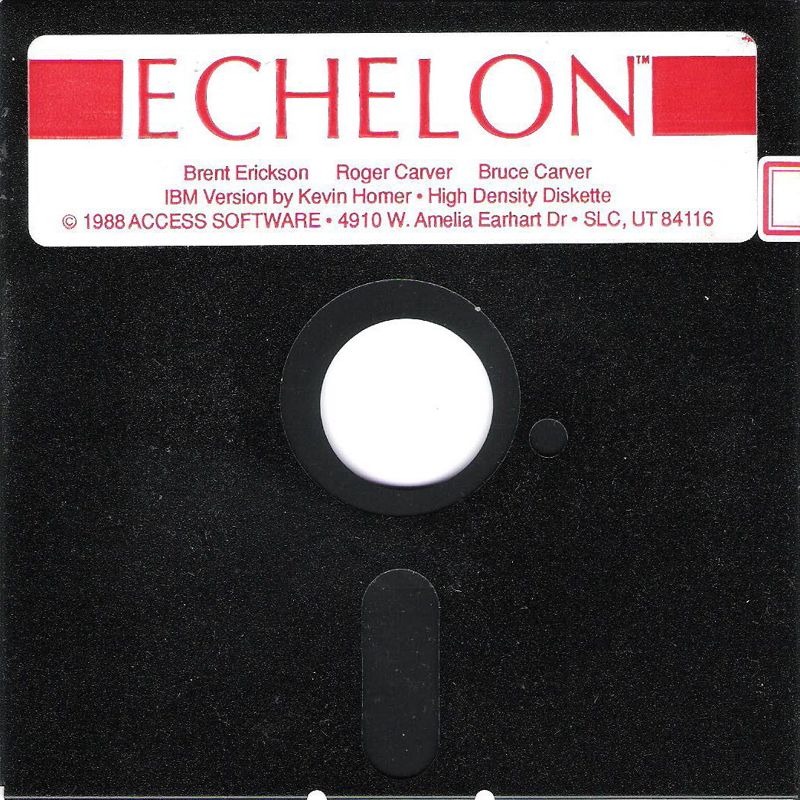 Media for Echelon (DOS) (5.25" 1.2MB (HD) Version)