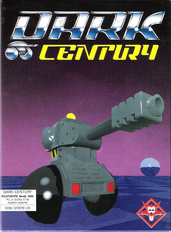 Front Cover for Dark Century (DOS) (5.25" Disk Version)