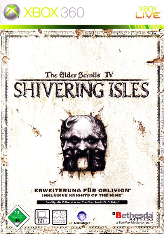 Front Cover for The Elder Scrolls IV: Shivering Isles (Xbox 360)