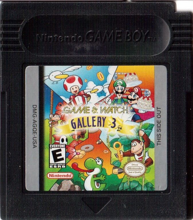 Media for Game & Watch Gallery 3 (Game Boy Color)