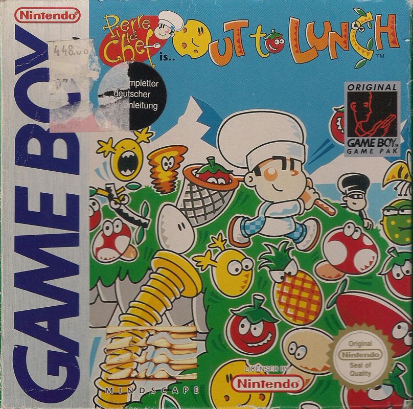 Front Cover for Pierre le Chef is... Out to Lunch (Game Boy)