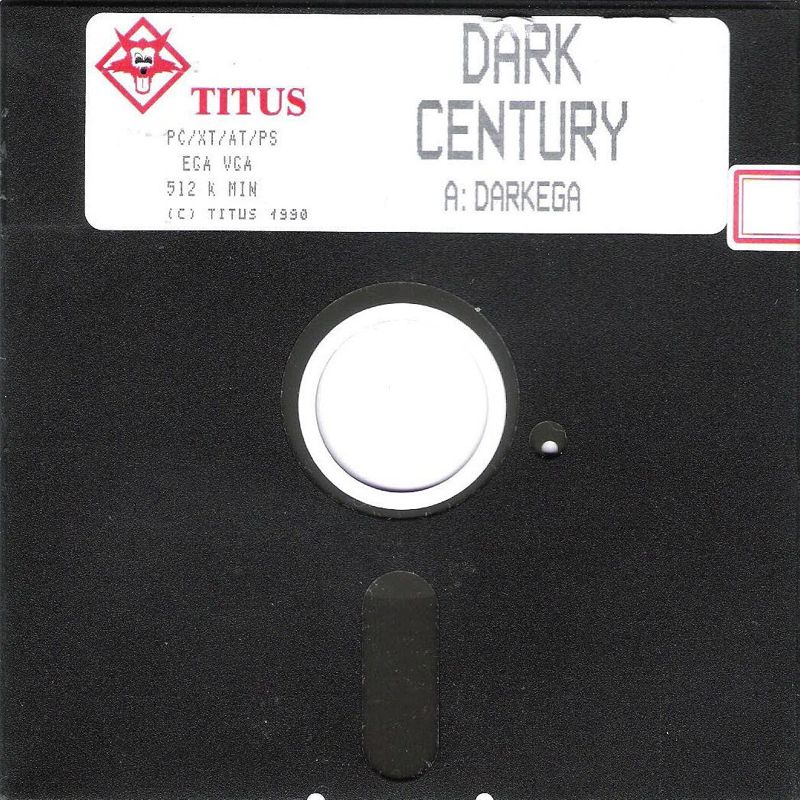 Media for Dark Century (DOS) (5.25" Disk Version): EGA/VGA Disk