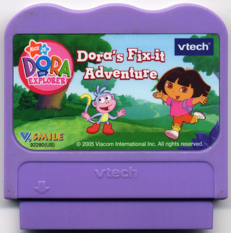 Media for Dora the Explorer: Dora's Fix-it Adventure (V.Smile): Front