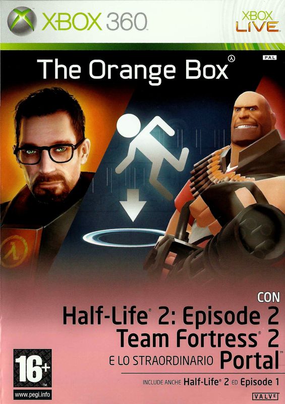 Front Cover for The Orange Box (Xbox 360)