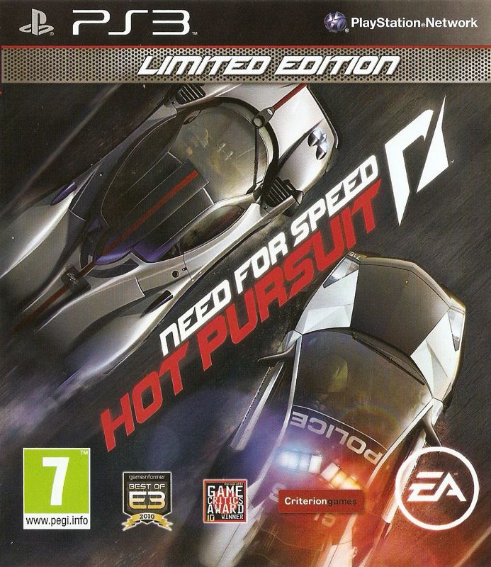 Front Cover for Need for Speed: Hot Pursuit (Limited Edition) (PlayStation 3)
