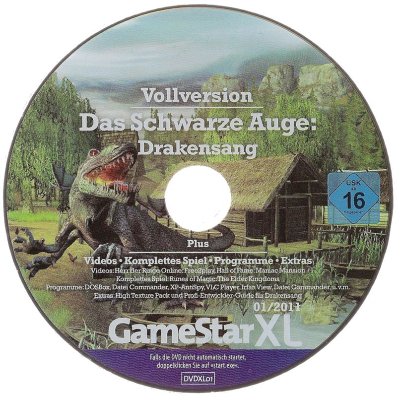 Media for Das Schwarze Auge: Drakensang (Gold Edition) (Windows) (GameStar XL 01/2011 covermount)