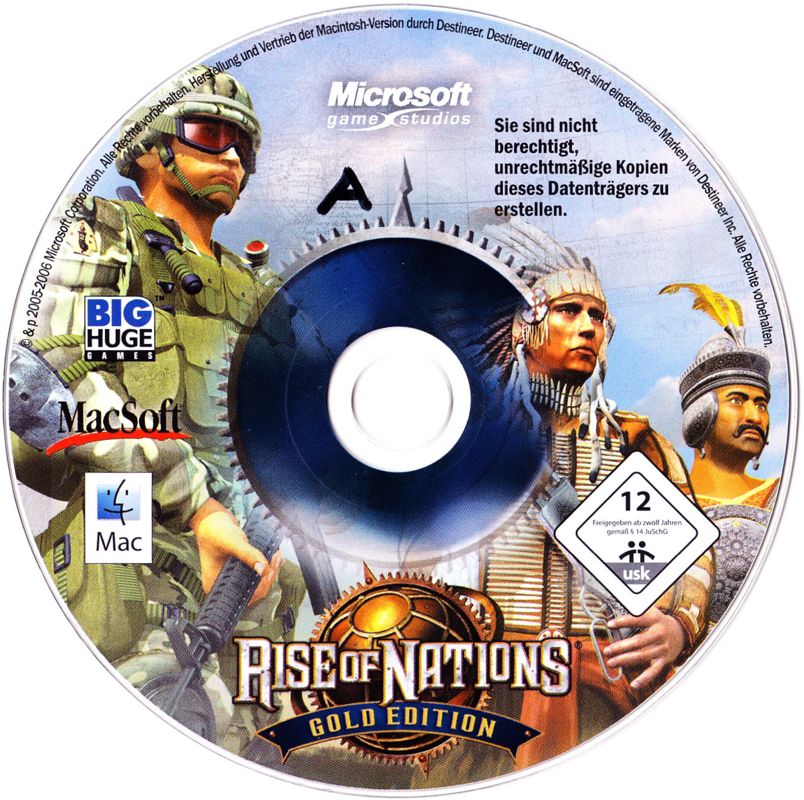 Media for Rise of Nations: Gold Edition (Macintosh)