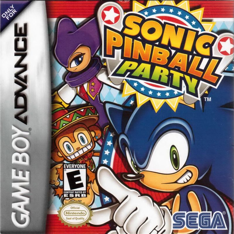 Front Cover for Sonic Pinball Party (Game Boy Advance)