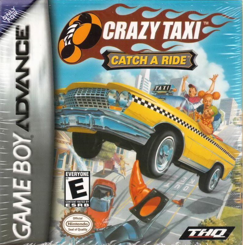 Front Cover for Crazy Taxi: Catch a Ride (Game Boy Advance)