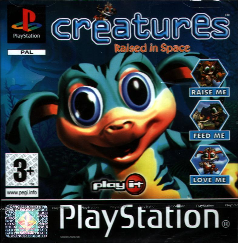 Front Cover for Creatures: Raised in Space (PlayStation)