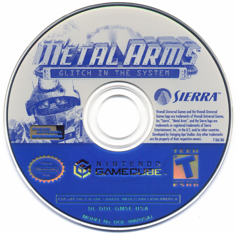 Metal Arms Glitch in the System cover or packaging material MobyGames