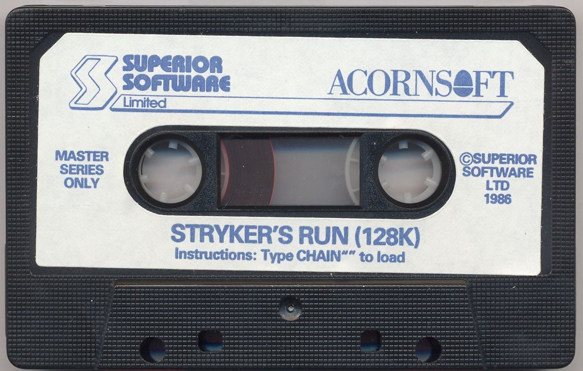 Media for Strykers Run (BBC Micro): Side B: BBC Master (128K) version